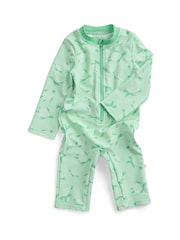 MORI Green Long Sleeve Sun Safe Sleepsuit - Image 4 of 5