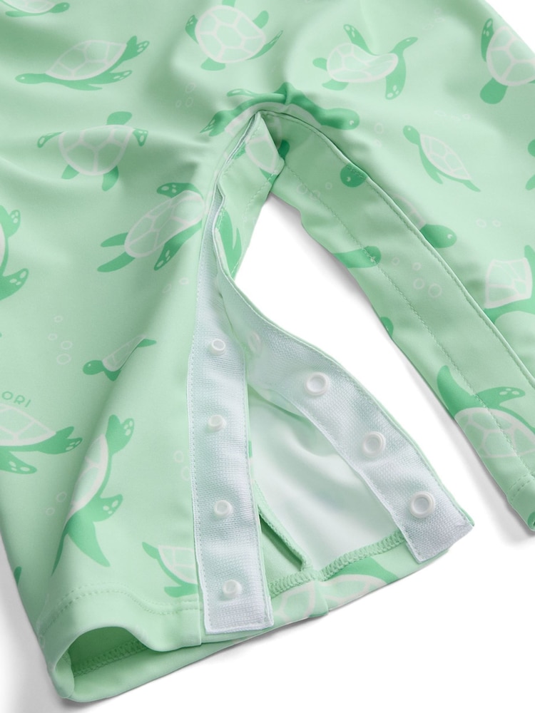 MORI Green Long Sleeve Sun Safe Sleepsuit - Image 5 of 5