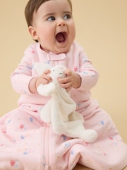 MORI Pink Enchanted Bunnies Supersoft Sleeping Bag 1.5 TOG - Image 3 of 5
