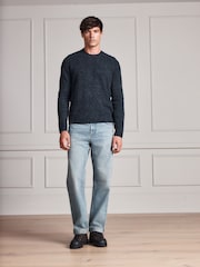 Lyseblå - N. Premium denimjeans med lige pasform - Billede 3 af 7