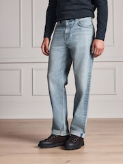 Lyseblå - N. Premium denimjeans med lige pasform - Billede 5 af 7