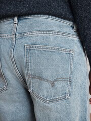 Lyseblå - N. Premium denimjeans med lige pasform - Billede 6 af 7