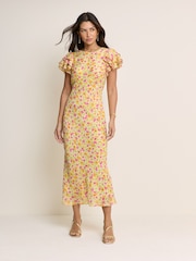 Nobodys Child Yellow/Orange Lola Midaxi Dress - Image 1 of 5