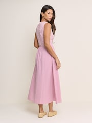 Nobodys Child Pink Sleeveless Eliza Midi Dress - Image 2 of 5