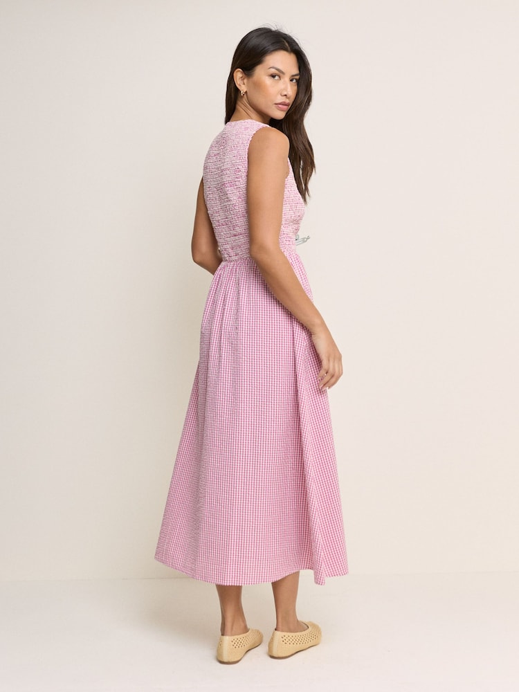 Nobodys Child Pink Sleeveless Eliza Midi Dress - Image 2 of 5