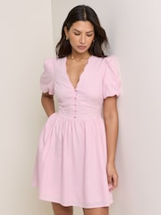 Nobodys Child Pink Bess Mini Dress - Image 1 of 5