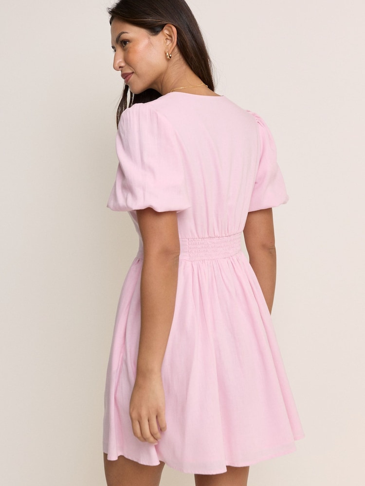 Nobodys Child Pink Bess Mini Dress - Image 2 of 5