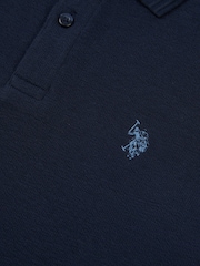 Bleumarin - U.S. Polo Assn Texture Terry Polo Shirt - Imaginea 7 din 7