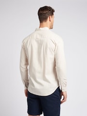 U.S. Polo Assn Natural Linen Blend Shirt - Image 4 of 7