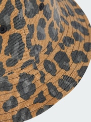 adidas Originals Brown Leopard Bucket Hat - Image 4 of 4