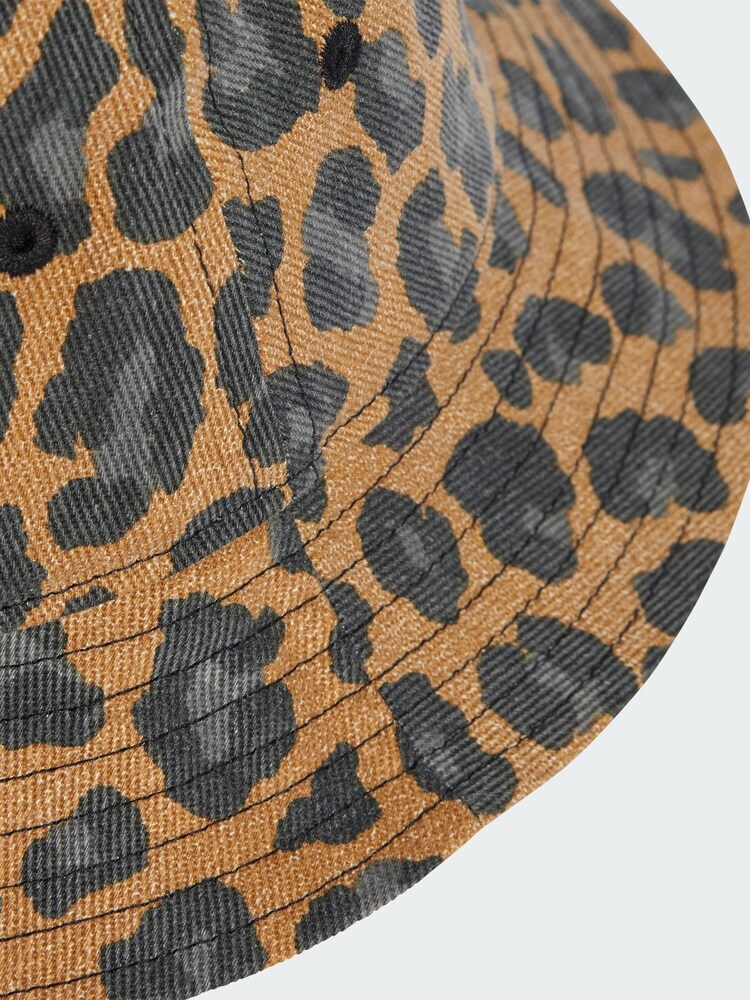 adidas Originals Brown Leopard Bucket Hat - Image 4 of 4