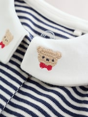 Krémové/červené - Collared Sleepsuits 3 Pack (0mths-2yrs) - Obrázek 10 z 14