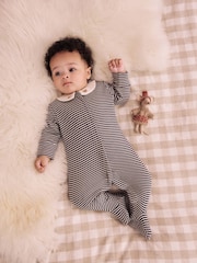 Krémové/červené - Collared Sleepsuits 3 Pack (0mths-2yrs) - Obrázek 2 z 14