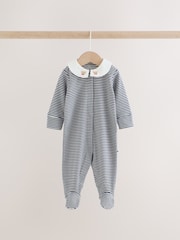Krémové/červené - Collared Sleepsuits 3 Pack (0mths-2yrs) - Obrázek 6 z 14
