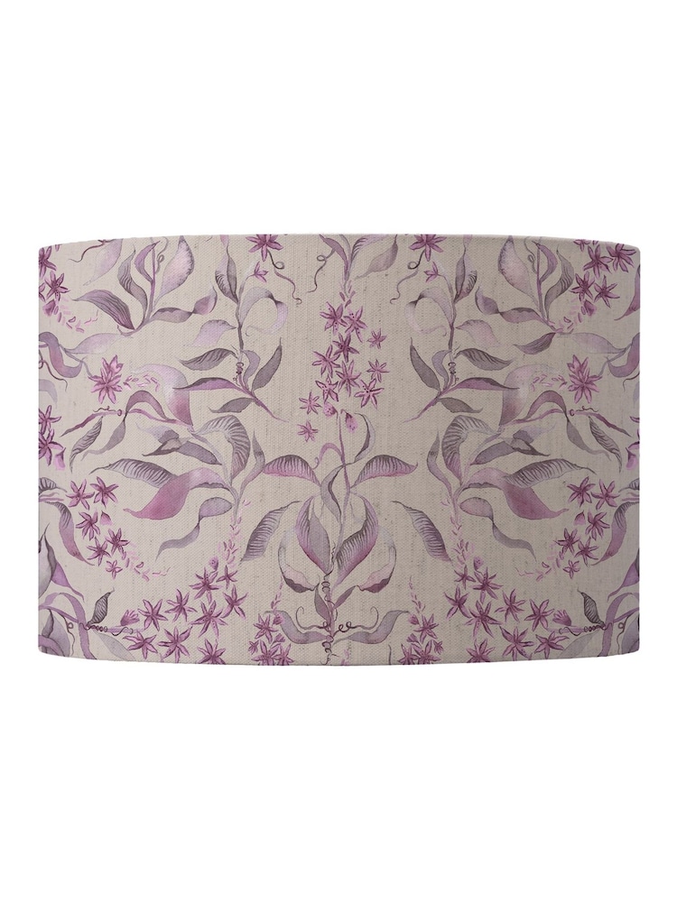 Voyage Maison Purple Hettie Eva Printed Lamp Shade - Image 2 of 2