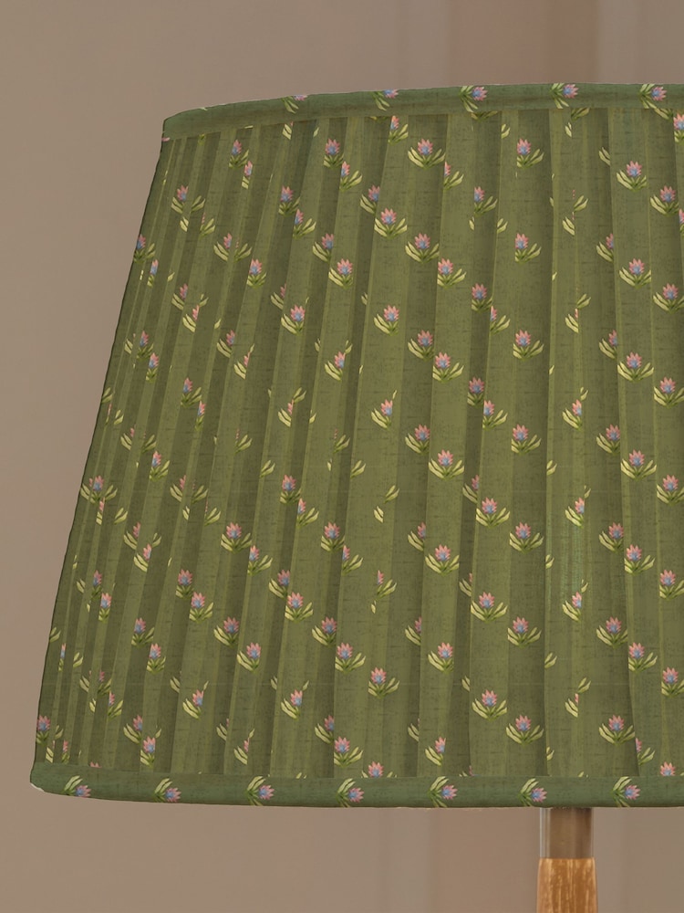 Voyage Maison Sage Raja Pleated Lamp Shade - Image 1 of 6 Voyage Maison Sage Raja Pleated Lamp Shade - Image 1 of 6