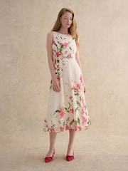 Hobbs Cream Carly Dress - Image 2 of 6