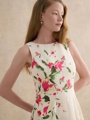 Hobbs Cream Carly Dress - Image 5 of 6