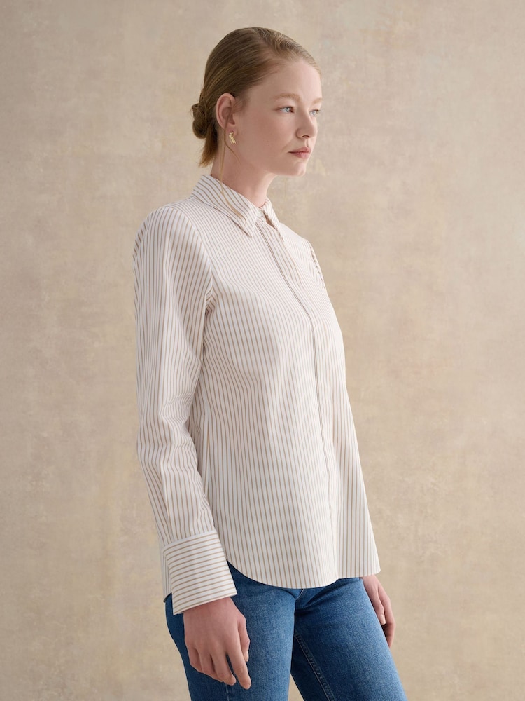 Hobbs White Andra Shirt - Image 1 of 4 Hobbs White Andra Shirt - Image 1 of 4
