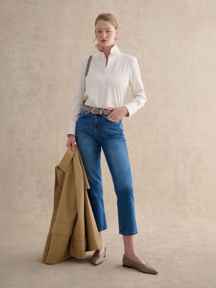 Hobbs White Andra Shirt - Image 2 of 4 Hobbs White Andra Shirt - Image 2 of 4