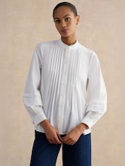 Hobbs White Mariette Blouse - Image 1 of 4