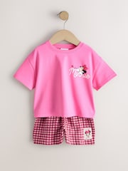Red Minni Mouse T-Shirt and Shorts Set (3mths-7yrs) - Image 1 of 5