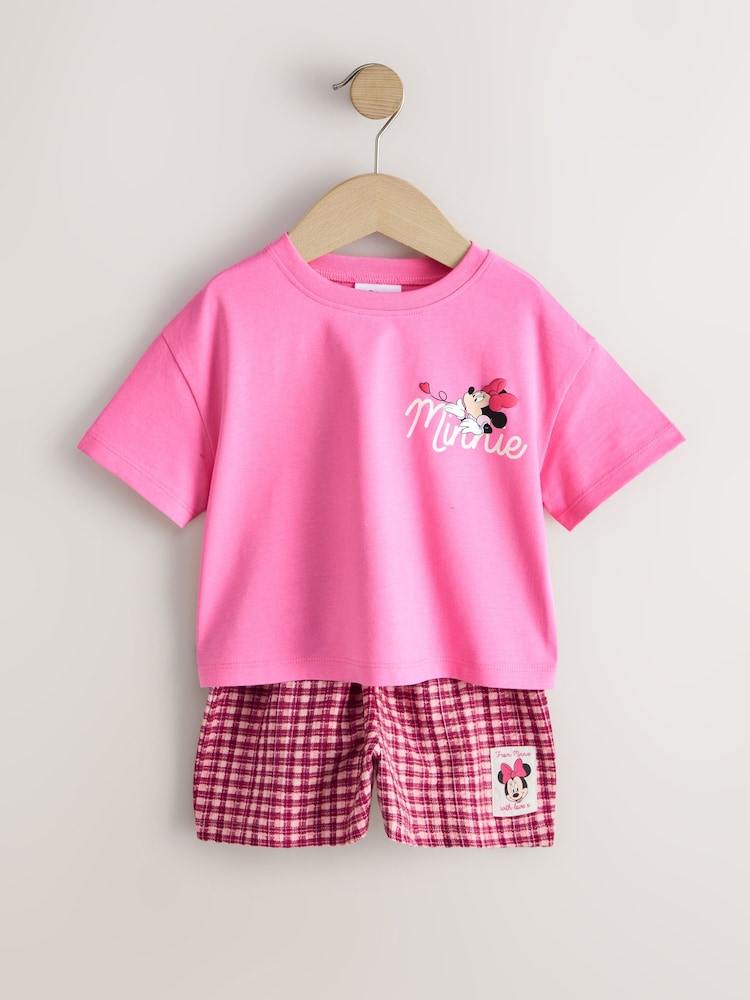Red Minni Mouse T-Shirt and Shorts Set (3mths-7yrs) - Image 1 of 5