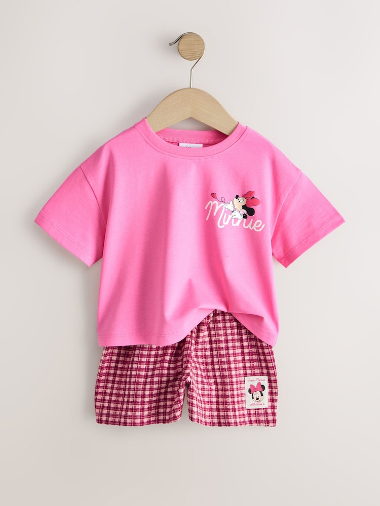 Red Minni Mouse T-Shirt and Shorts Set (3mths-7yrs) - Image 2 of 5