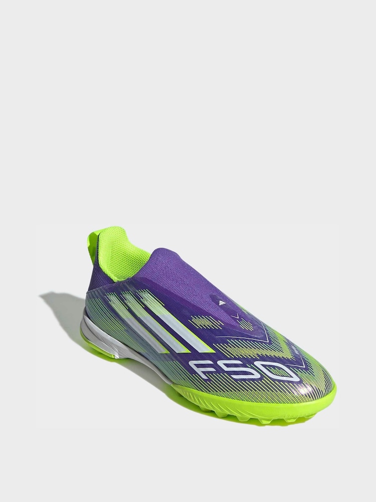 adidas Purple F50 League Laceless Turf Boots - Image 1 of 9 adidas Purple F50 League Laceless Turf Boots - Image 1 of 9