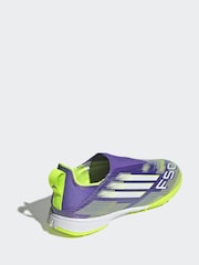 adidas Purple F50 League Laceless Turf Boots - Image 2 of 9
