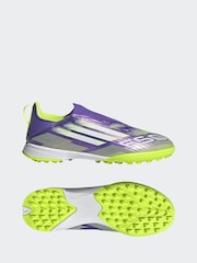 adidas Purple F50 League Laceless Turf Boots - Image 5 of 9