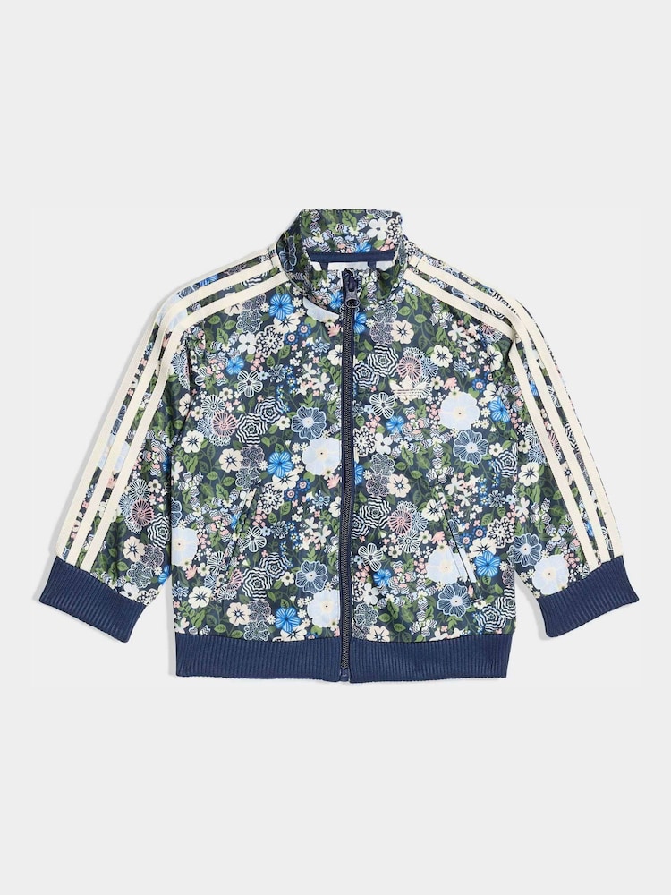 adidas Originals Blue Firebird x Liberty London Track Suit - Image 2 of 7 adidas Originals Blue Firebird x Liberty London Track Suit - Image 2 of 7