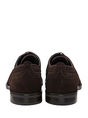 حذاء بنقوش مخرمة من الشمواه برباط من Frank Wright - صورة 3 من 4