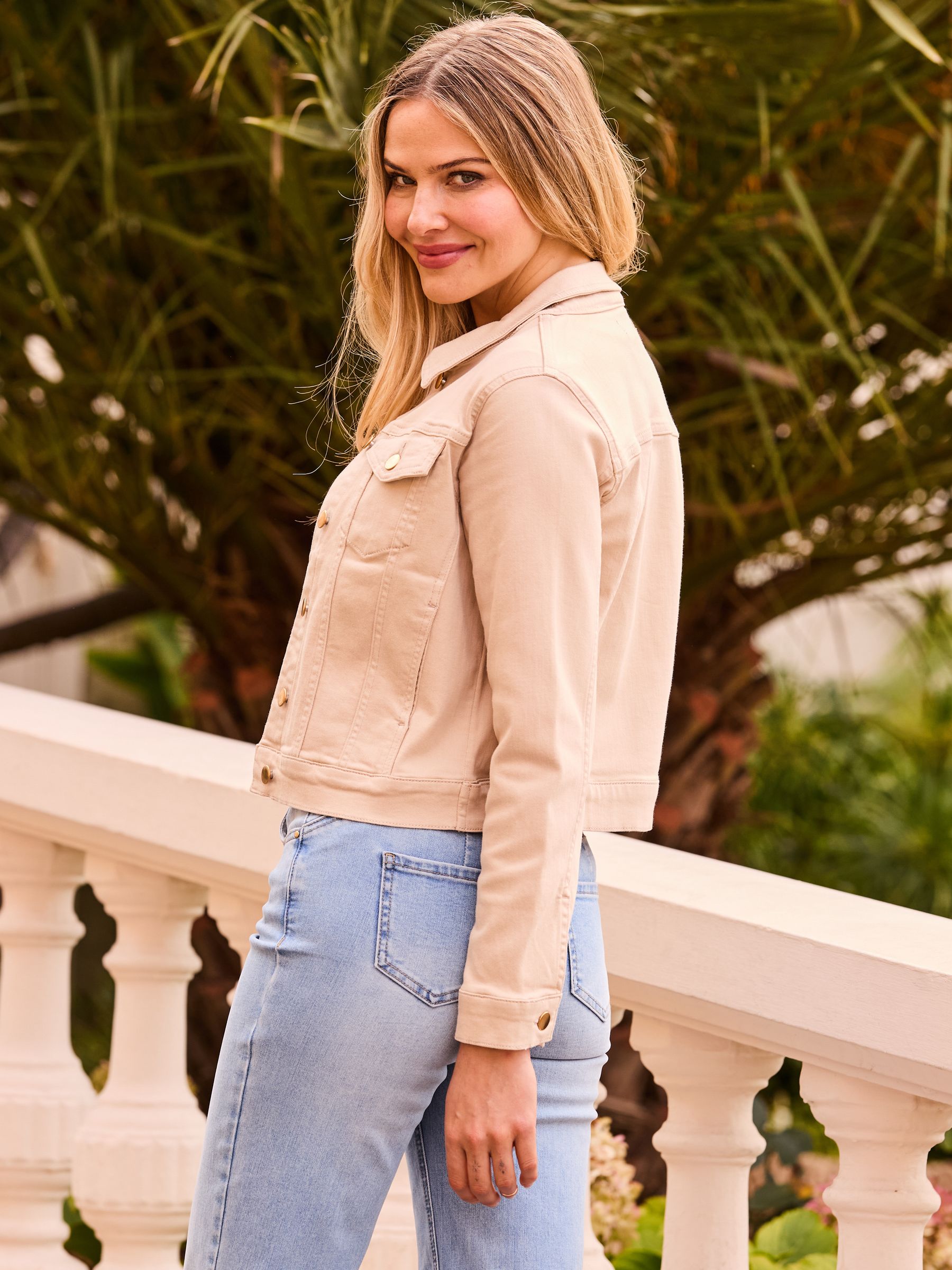 R様　CREAM DENIM JACKET Buy Sosandar Cream Denim Jacket from Next Chile