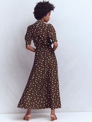 Boden High Neck Belted Dress - Imaginea 2 din 6