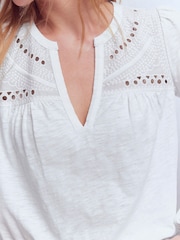 Bluză boemă cu platcă Boden Harriet - Imaginea 2 din 6