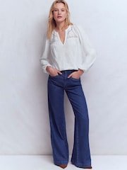 Bluză boemă cu platcă Boden Harriet - Imaginea 5 din 6