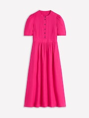 Boden Pink Ivy Linen Midi Dress - Image 5 of 5