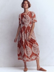 فستان قطن متوسط الطول من Boden - صورة 3 من 6