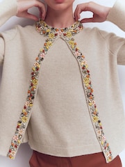 Boden Embellished Crop Cardigan - Bild 6 von 8