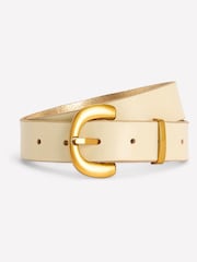 Boden Cream Chunky Hardware Belt - Image 2 of 3