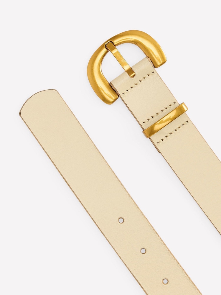Boden Cream Chunky Hardware Belt - Image 3 of 3