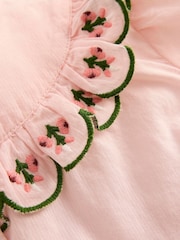 Boden Pink Frill Yoke Blouse - Image 4 of 4