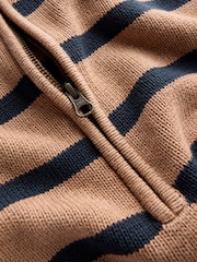 Boden Brown Lucy Half-Zip Jumper - Image 7 of 7