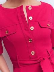 Rosa - Boden Bria Ponte Shift-kjole - Bilde 4 av 5