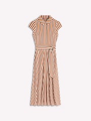 Boden Brown Marcia Jersey Shirt Dress - Image 1 of 1
