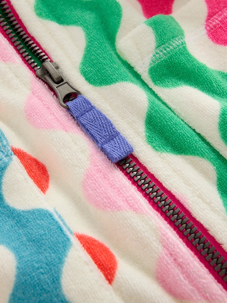 Göy qurşağı dalğası - Boden Romie Dəsmal Fermuarlı Örtük - 3şəkildən 3 şəkil