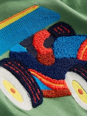 Boden Green Short Sleeve Appliqué T-Shirt - Image 3 of 3