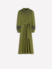 Boden フリル付きジャージーミディ丈シャツワンピース - 画像 6 / 6