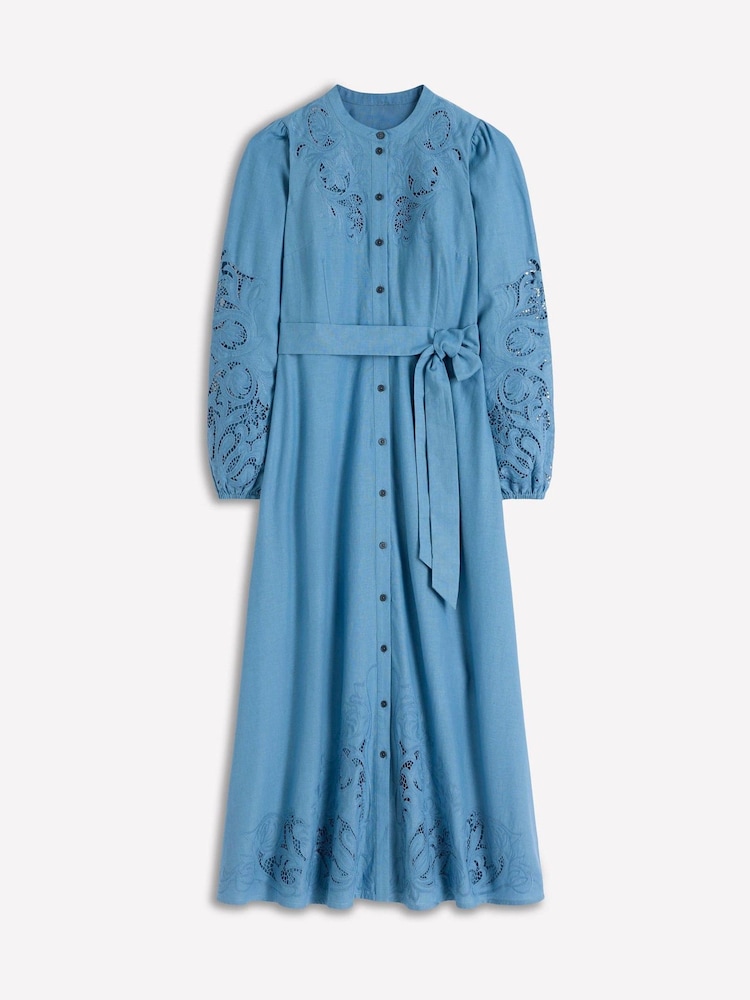 Boden Mae リネン混 シャツワンピース - 画像 6 / 6